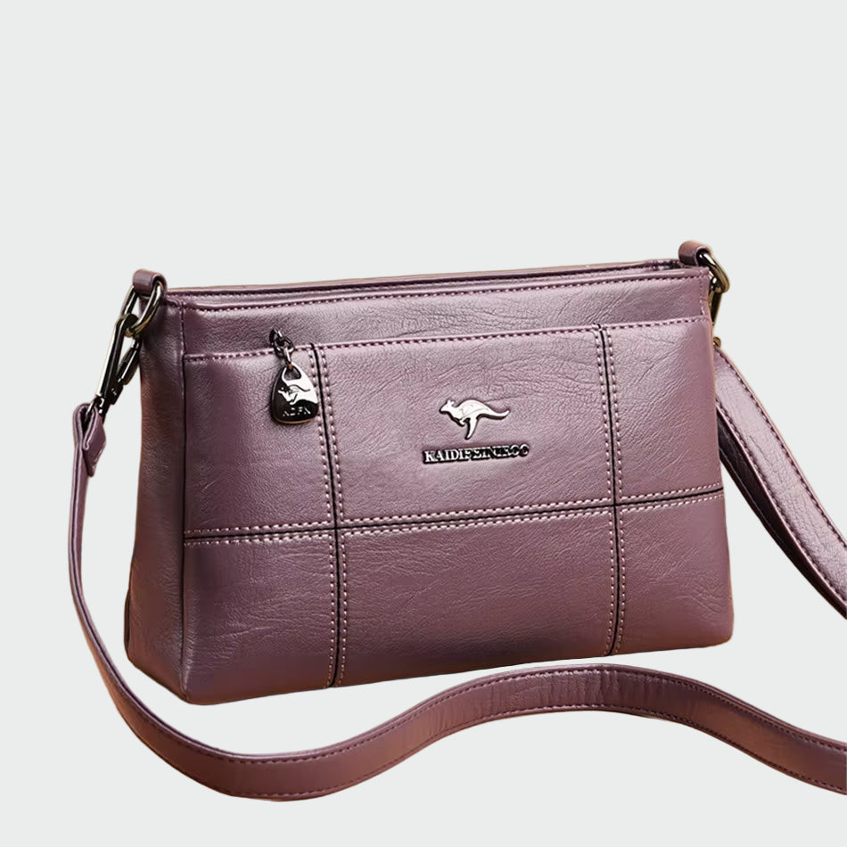 Síle - Burgundy Leather Bag