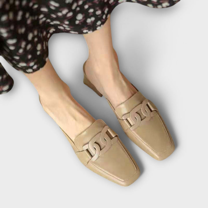 Eabha - Leather Orthopedic Slippers