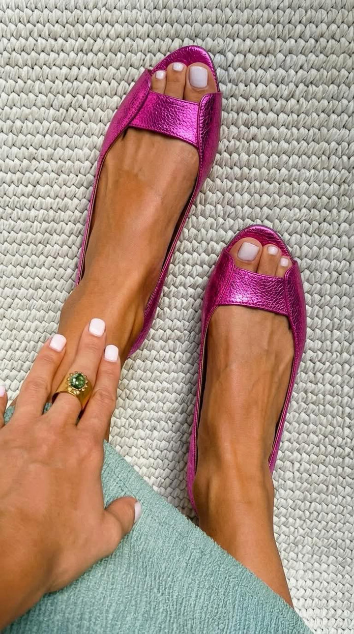 Juliette | Sandales Dorées Confort Chic