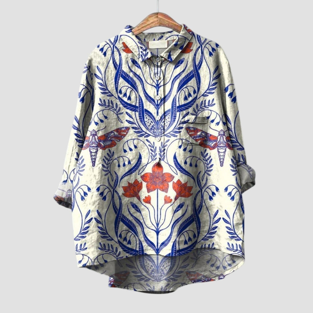 Eimear - Dog Print Blouse