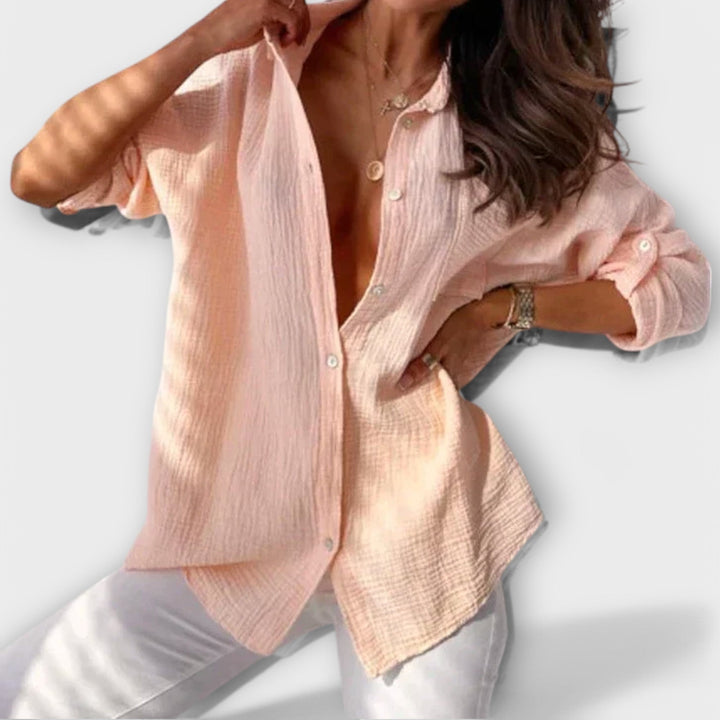 Gráinne - Colourful Summer Blouse