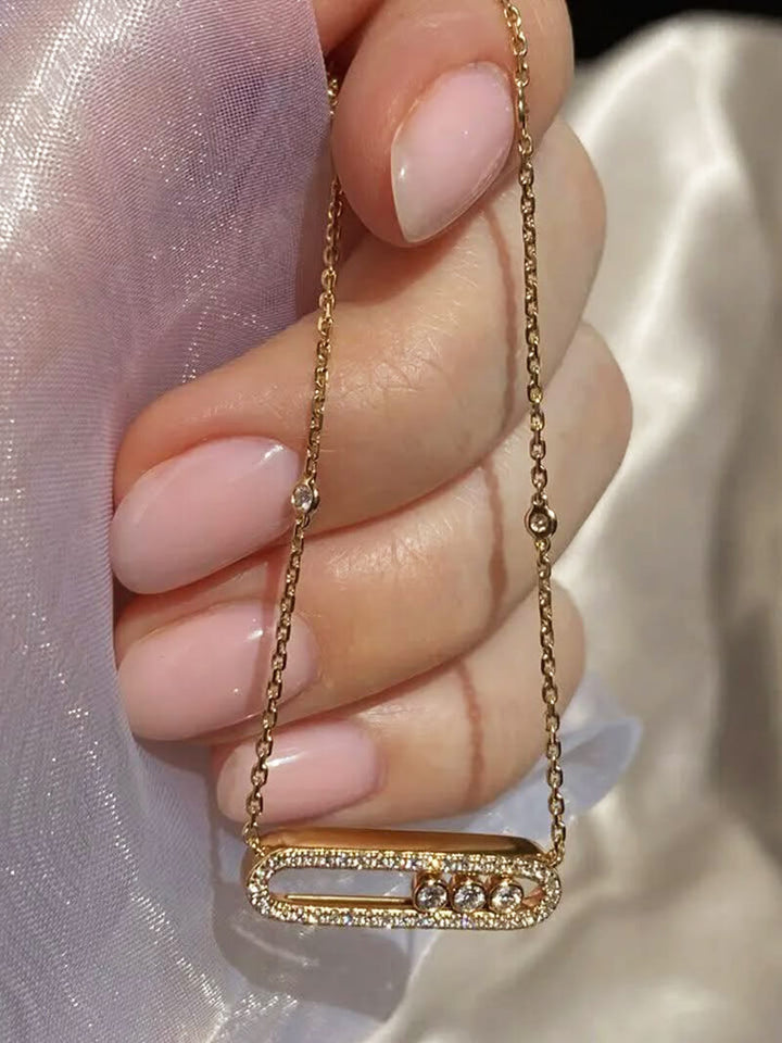 Eimear - Diamond Pendant Necklace