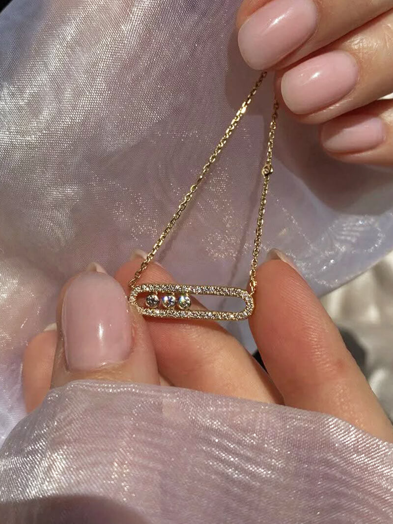 Eimear - Diamond Pendant Necklace
