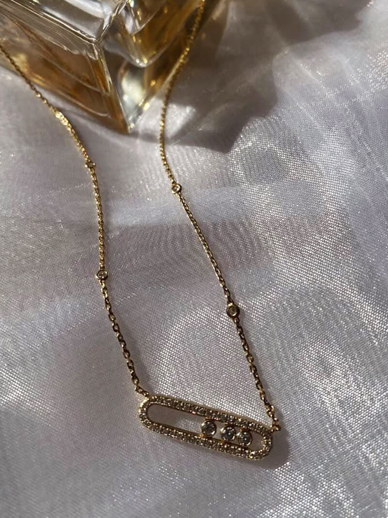 Eimear - Diamond Pendant Necklace