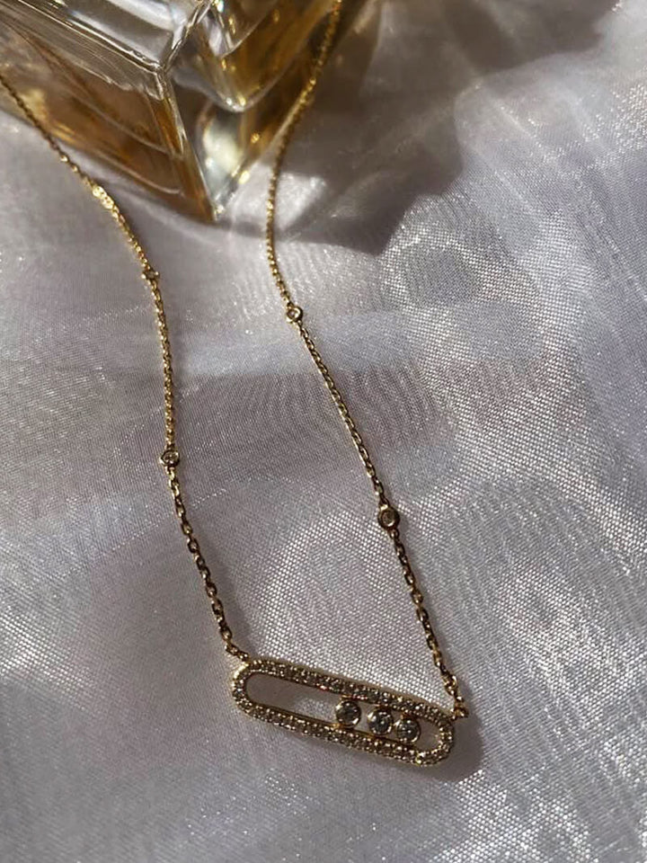 Eimear - Diamond Pendant Necklace