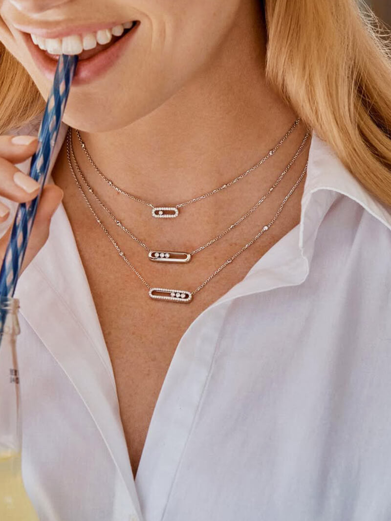 Eimear - Diamond Pendant Necklace
