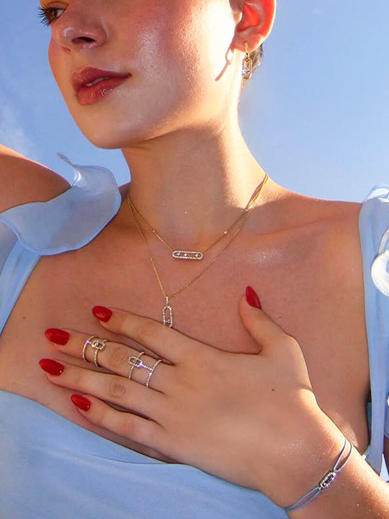 Eimear - Diamond Pendant Necklace