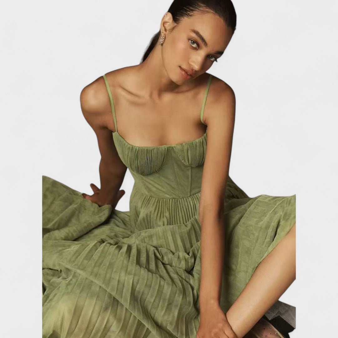 Dervla - Elegant Midi Dress