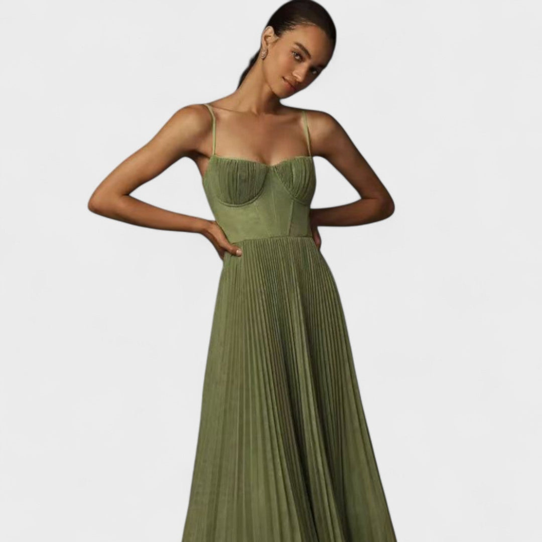 Dervla - Elegant Midi Dress
