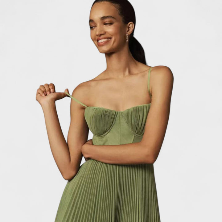 Dervla - Elegant Midi Dress