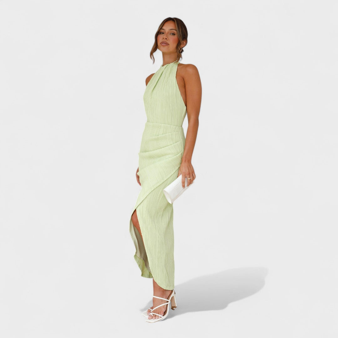 Fionnuala - Halter Maxi Dress