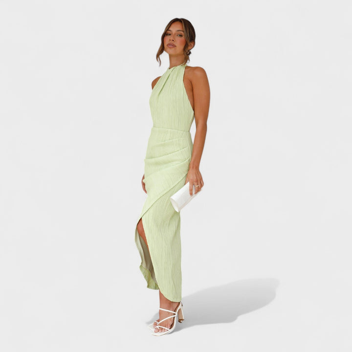 Fionnuala - Halter Maxi Dress