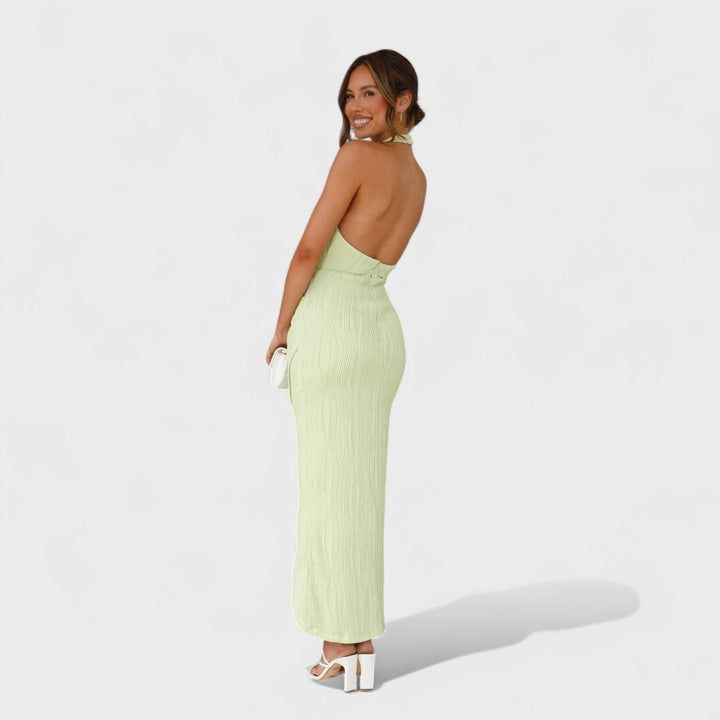 Fionnuala - Halter Maxi Dress