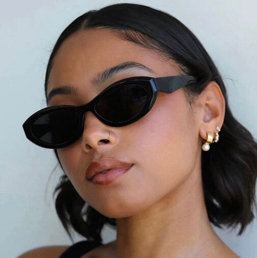 Lætitia | Lunettes de Soleil Ovales Rétro