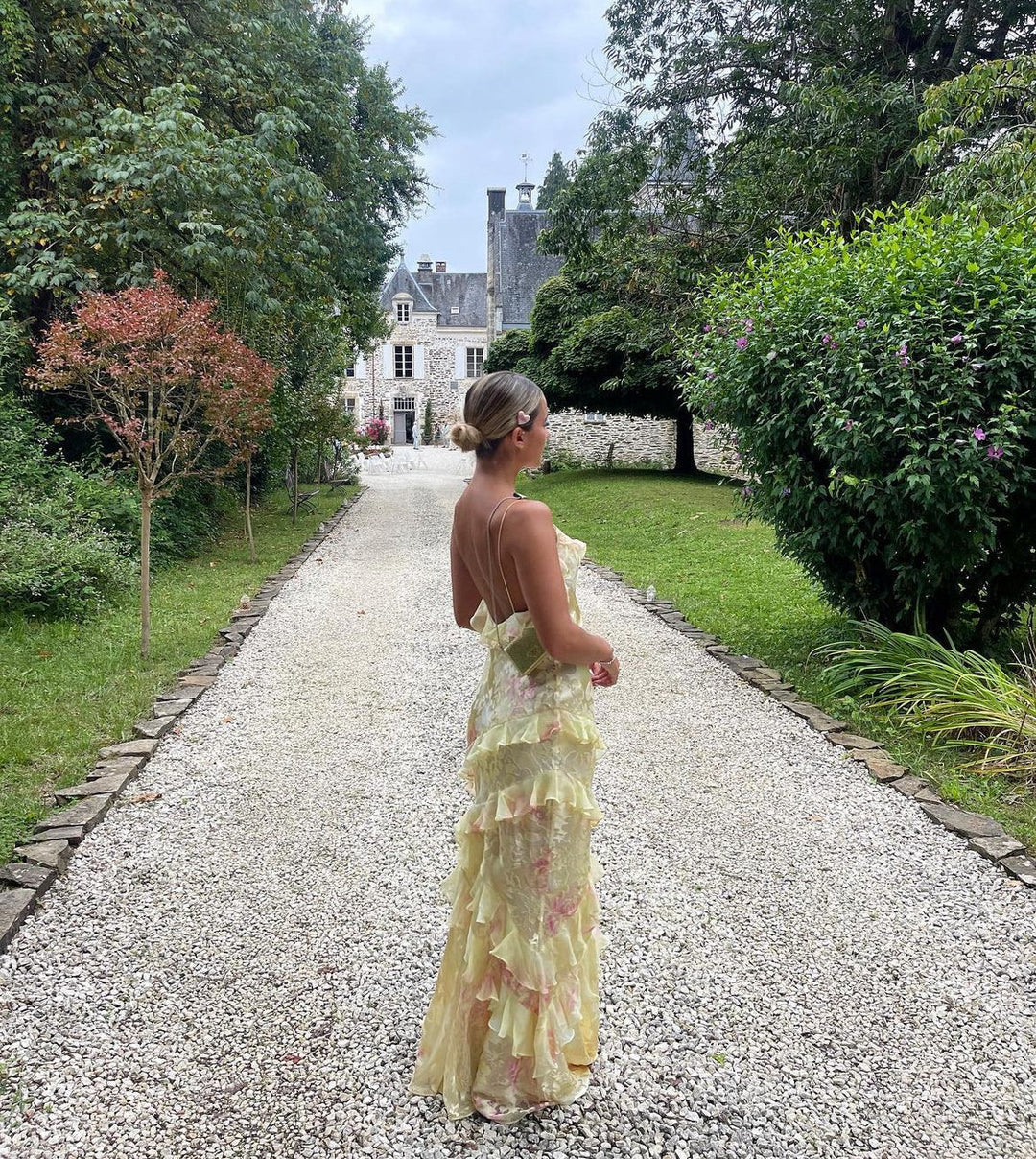 Eabha - Ruffled Long Dress