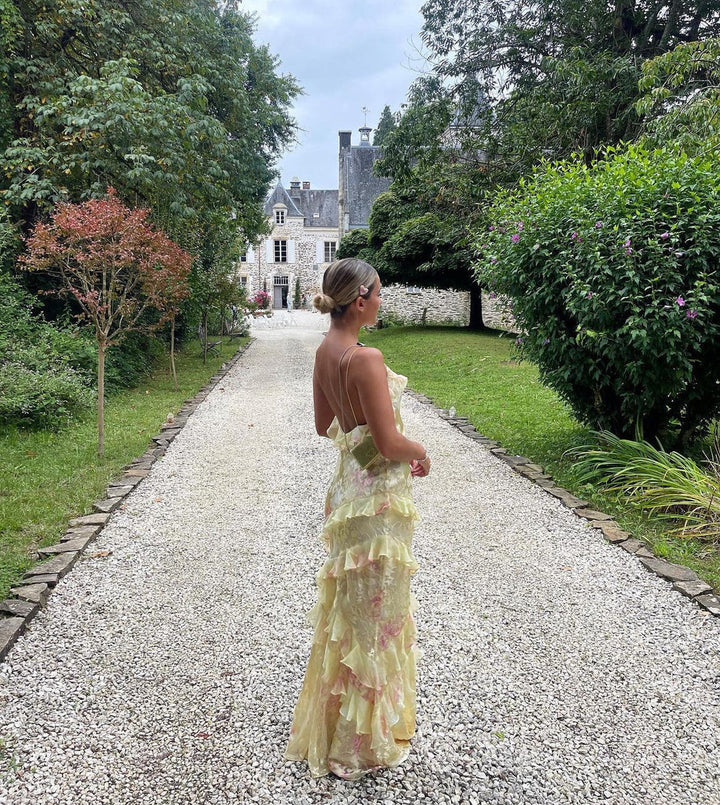 Eabha - Ruffled Long Dress