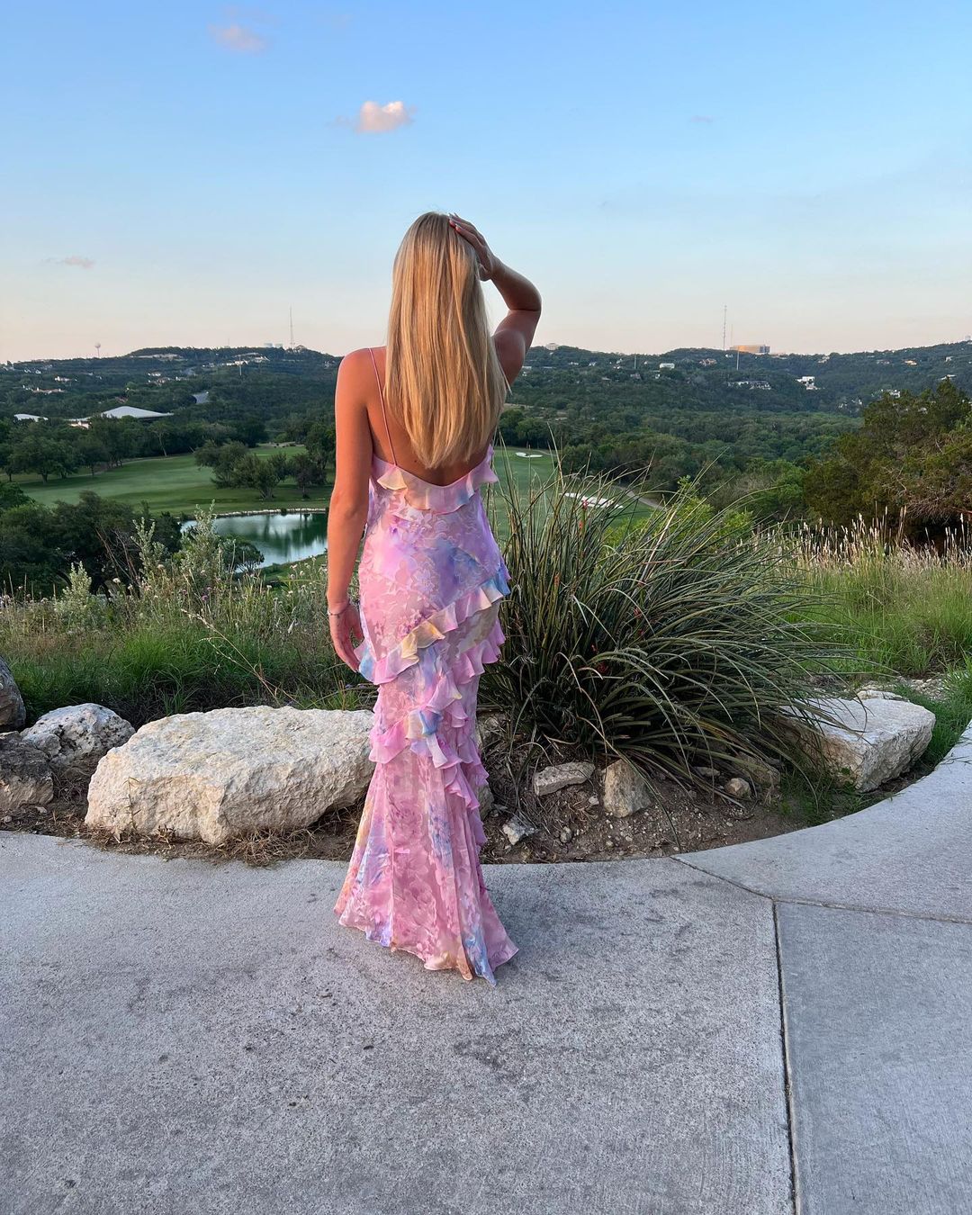 Eabha - Ruffled Long Dress