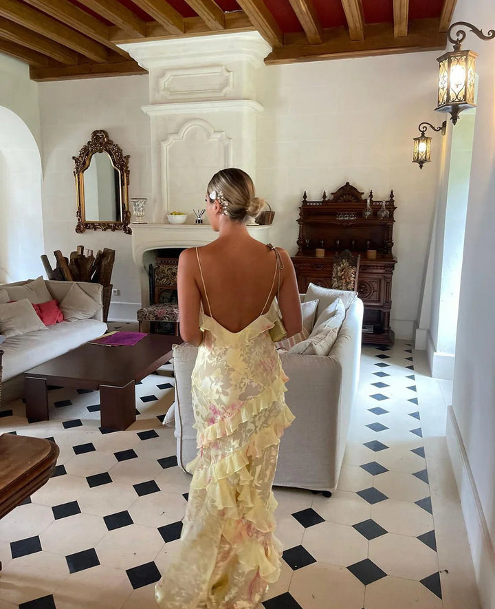 Eabha - Ruffled Long Dress