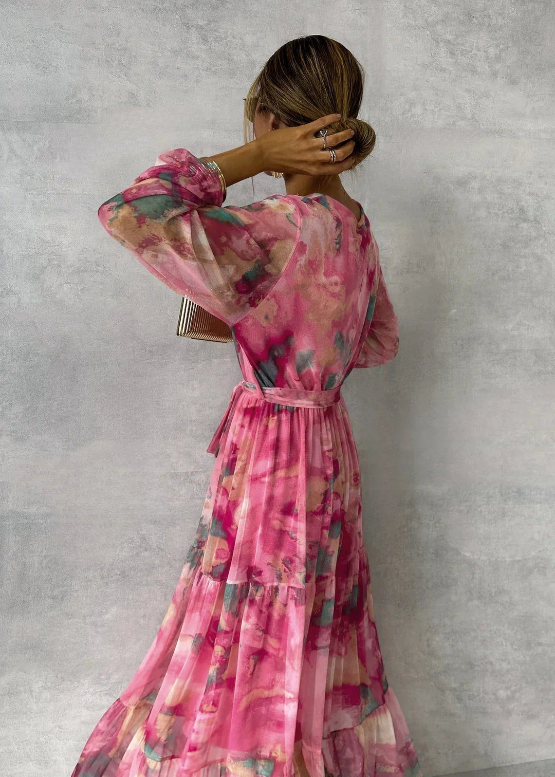 Hortense | Robe Portefeuille Fleurie