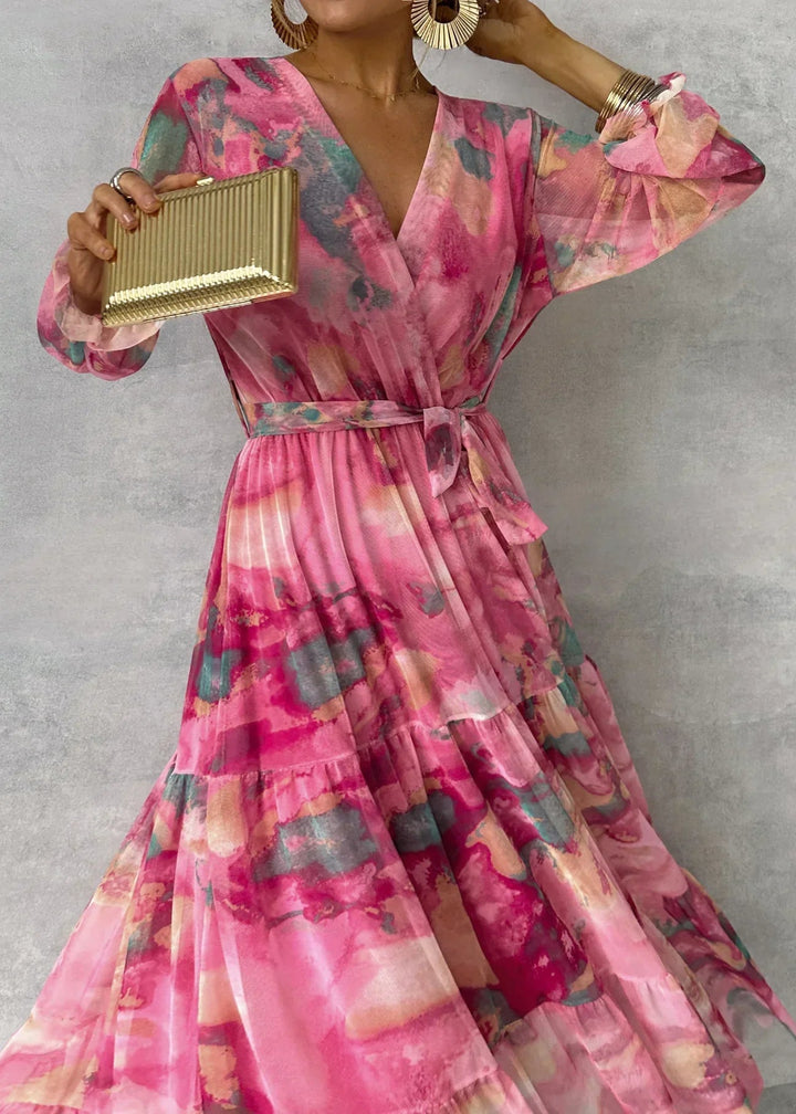 Hortense | Robe Portefeuille Fleurie