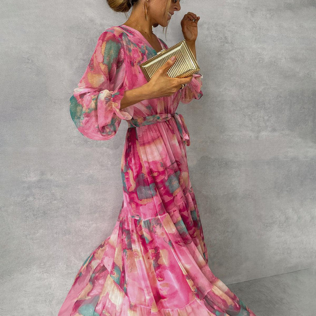 Hortense | Robe Portefeuille Fleurie