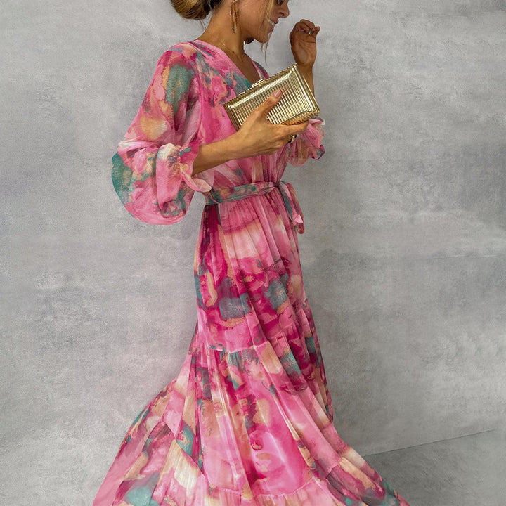 Hortense | Robe Portefeuille Fleurie