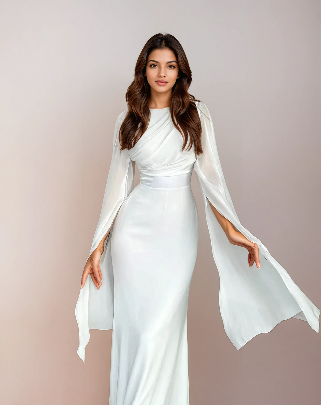 Dervla - Satin Long Dress