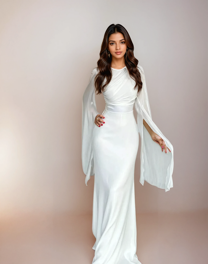 Dervla - Satin Long Dress