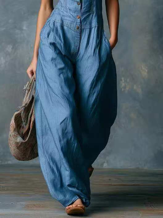 Eléonore | Combinaison Effet Denim