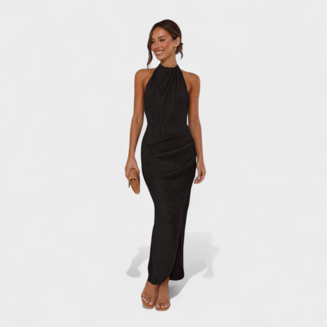 Fionnuala - Halter Maxi Dress