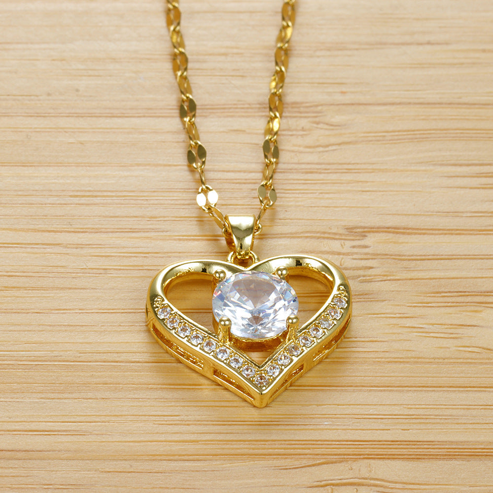 Eimear - Heart Pendant Necklace