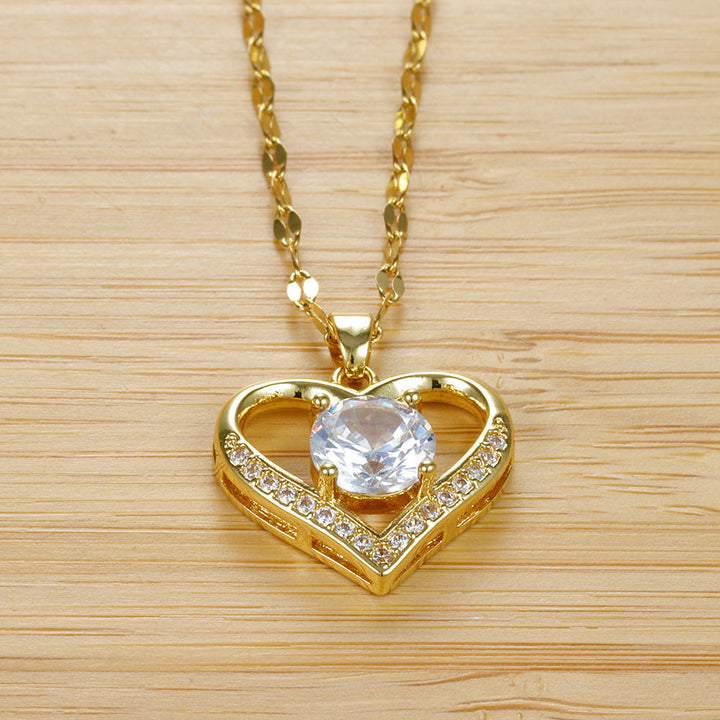 Eimear - Heart Pendant Necklace