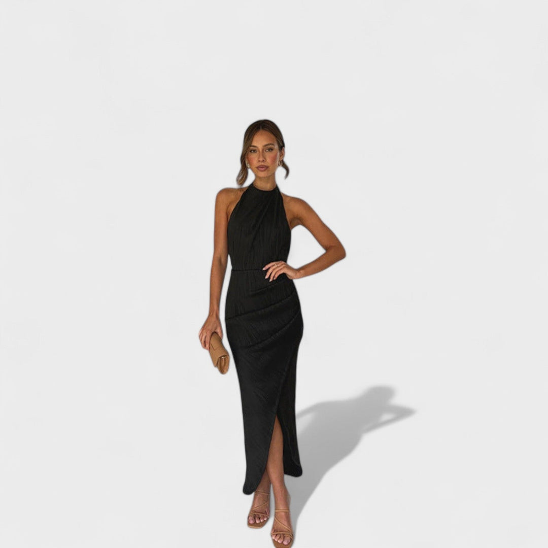 Fionnuala - Halter Maxi Dress