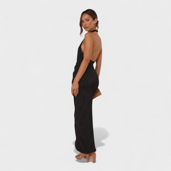 Fionnuala - Halter Maxi Dress