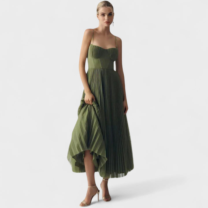 Dervla - Elegant Midi Dress
