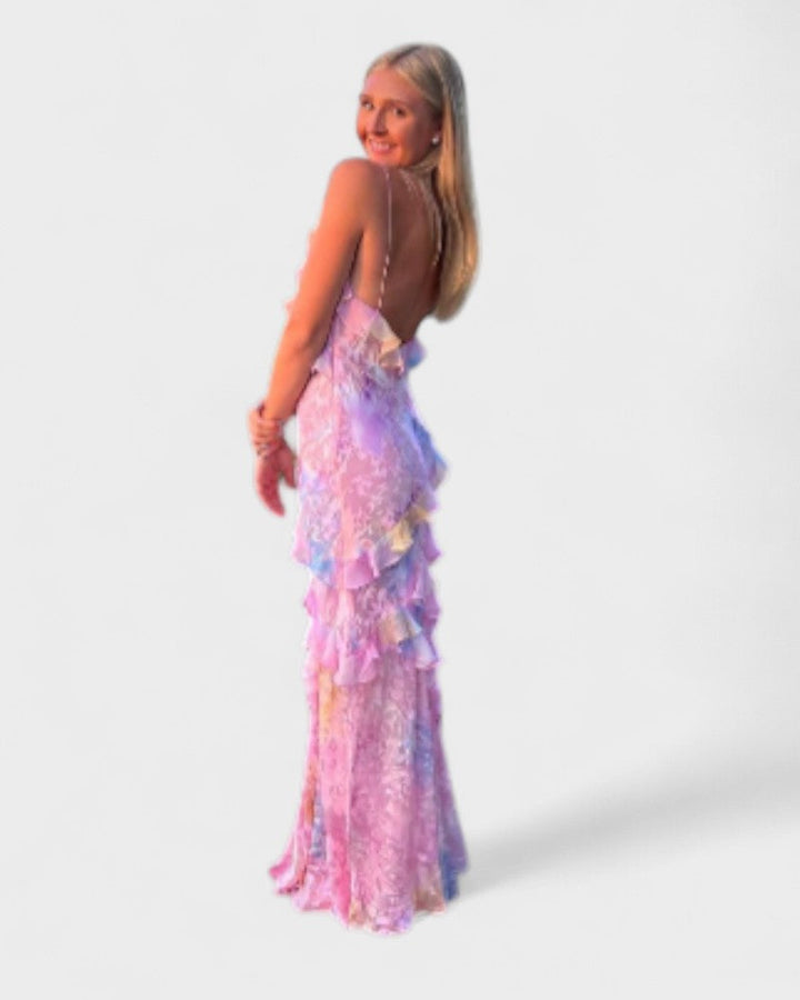 Eabha - Ruffled Long Dress