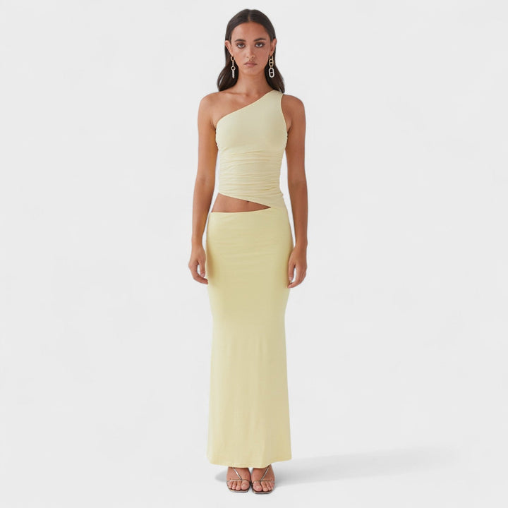 Eabha - Asymmetrical Maxi Dress