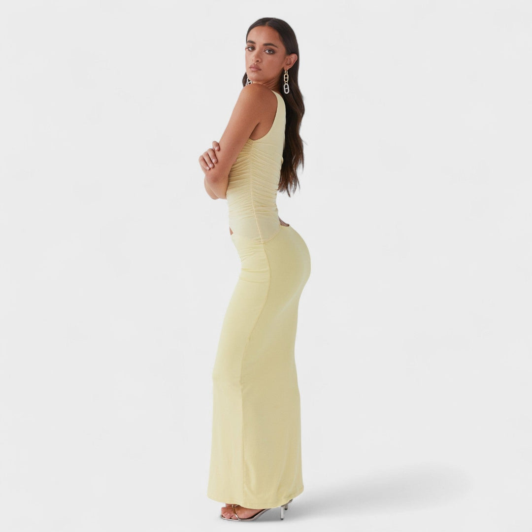Eabha - Asymmetrical Maxi Dress
