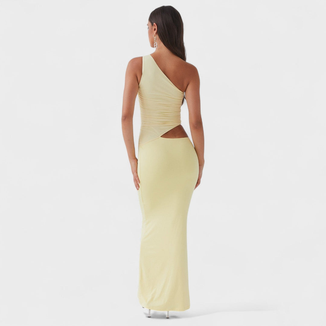 Eabha - Asymmetrical Maxi Dress