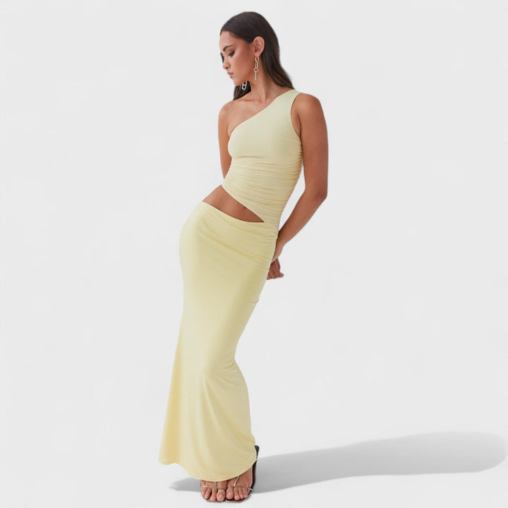 Eabha - Asymmetrical Maxi Dress