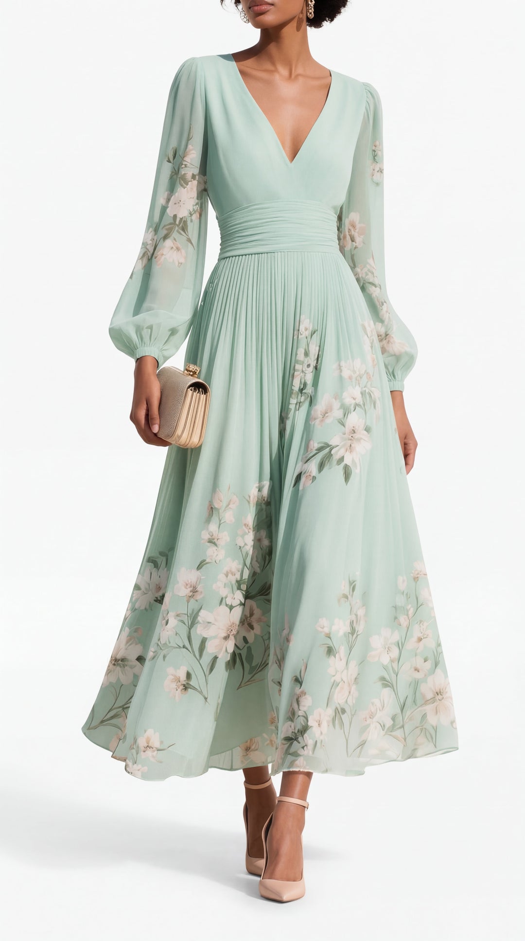 Agathe | Robe Maxi en Mousseline