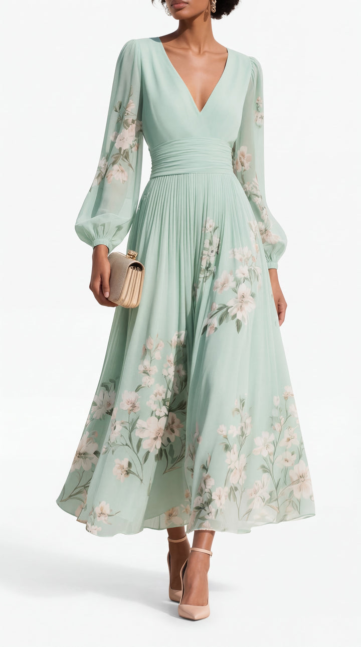 Agathe | Robe Maxi en Mousseline