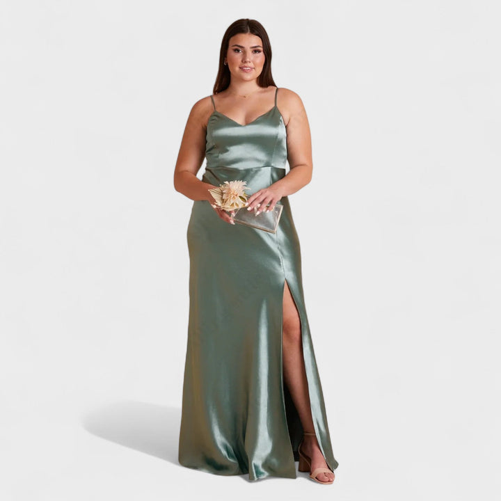 Laoise - Satin Long Dress