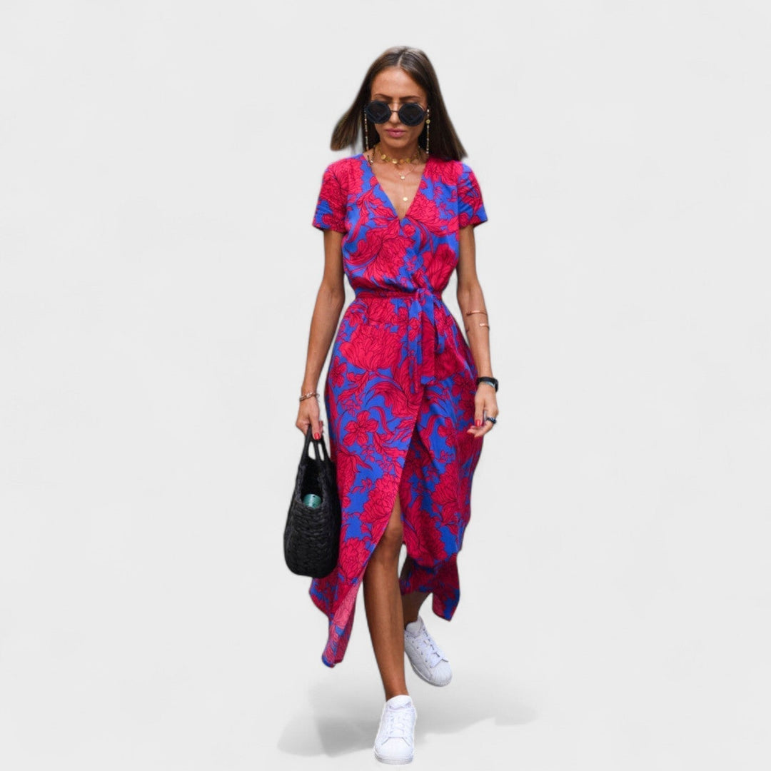 Dervla - Floral Wrap Dress
