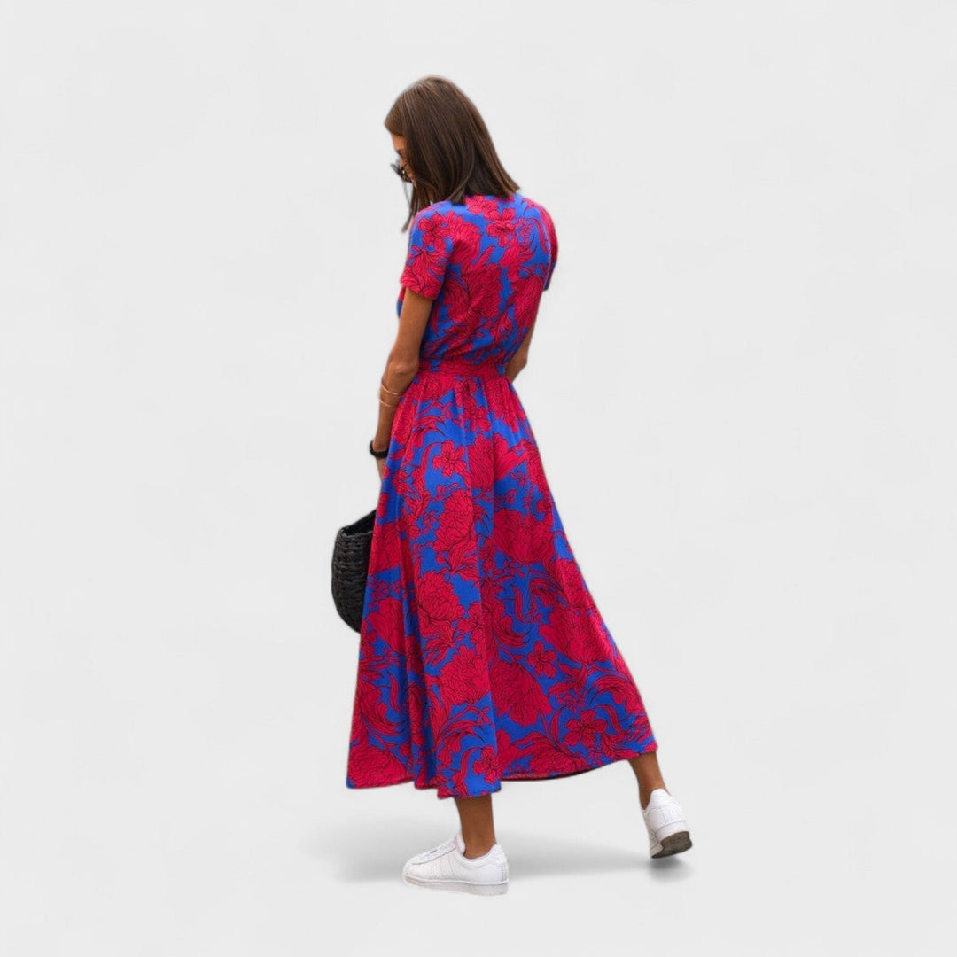 Dervla - Floral Wrap Dress