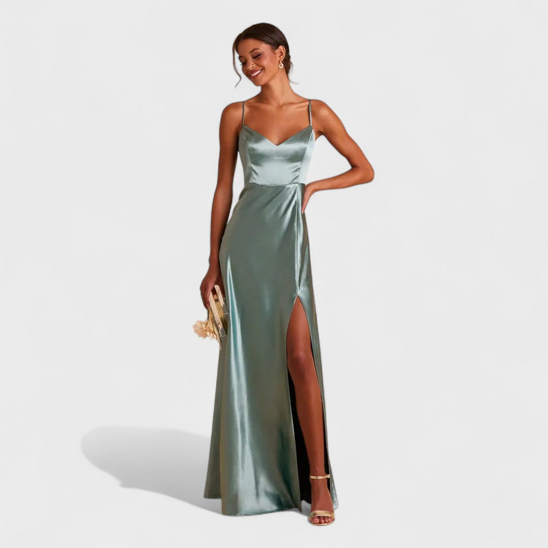 Laoise - Satin Long Dress