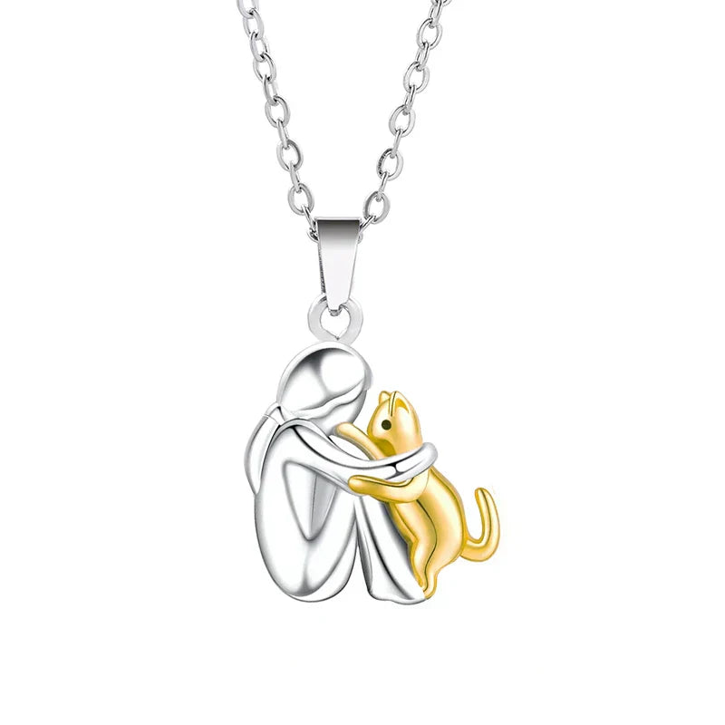 Dervla - Cat Embrace Necklace