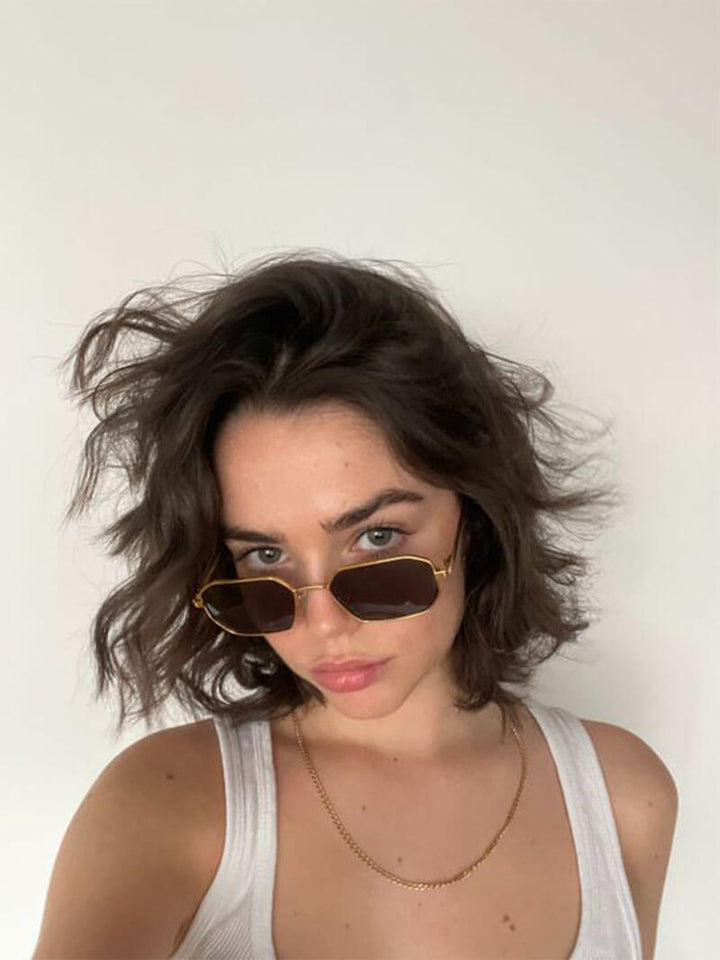Gisèle | Lunettes de Soleil Vintage en Métal