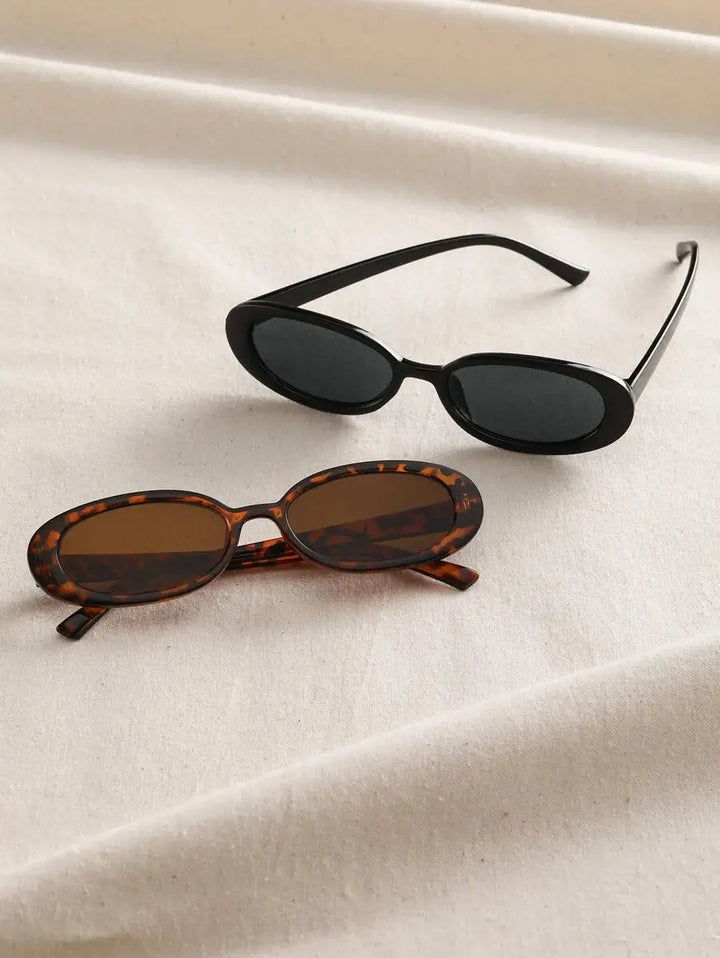 Ghislaine | Lunettes de Soleil Ovales Vintage
