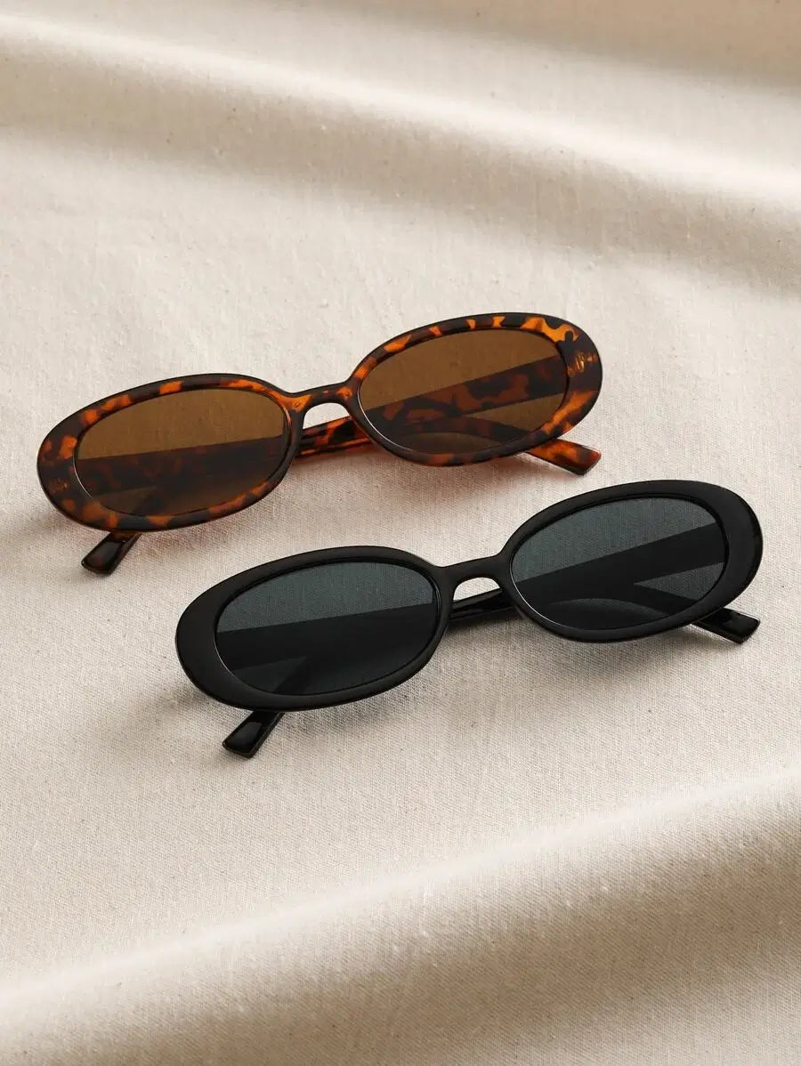 Ghislaine | Lunettes de Soleil Ovales Vintage